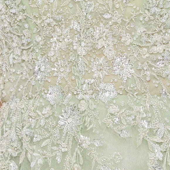 Mac Duggal sage gown - Picture 2 of 3